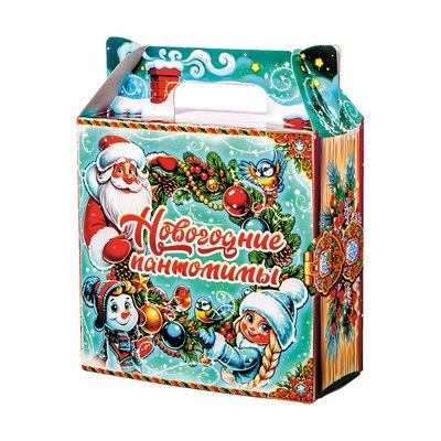 Новогодний подарок «037.Игра» · Вес: 700 г., Упаковка: картон. · Размеры: ↔ 17.00 см ⤢ 8.00 см ↕ 22.00 см · (кликни на картинку, чтобы увеличить) Детский новогодний подарок «Игра», 700 г, каталог 2027 года - фото 2