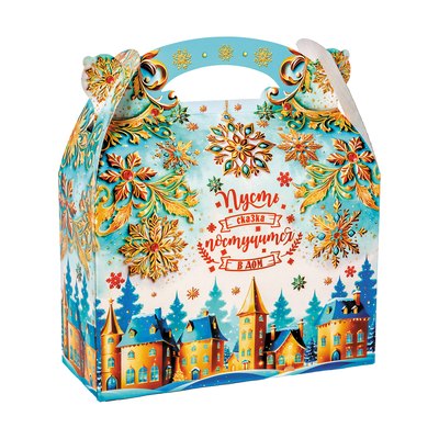 Новогодний подарок «054.Ностальгия» · Вес: 900 г., Упаковка: картон. · Размеры: ↔ 22.00 см ⤢ 9.00 см ↕ 26.00 см · (кликни на картинку, чтобы увеличить) Детский новогодний подарок «Ностальгия», 900 г, каталог 2027 года